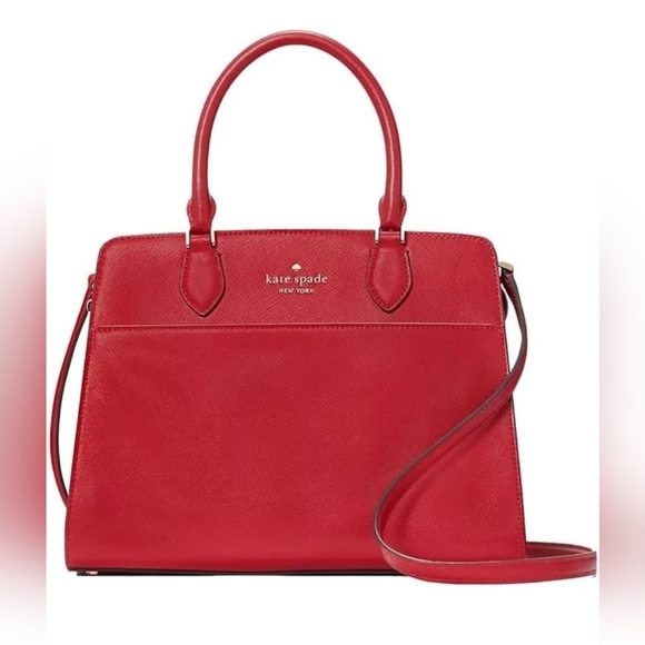 kate spade Handbags - Kate Spade NWT Candied Cherry Saffiano Leather Medium Satchel & Bifold Wallet.